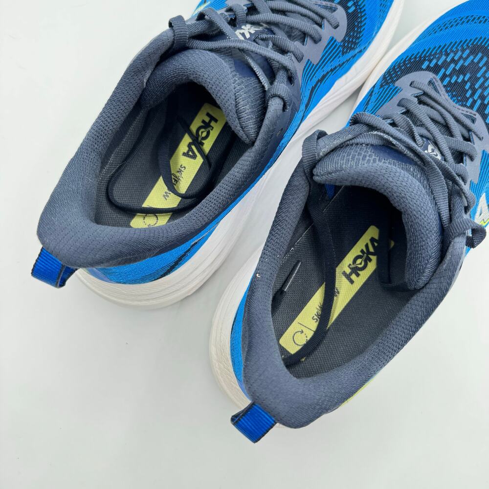 Hoka One One Skyflow Varsity Navy Electric Cobalt Road-Running Shoes Men's 9.5 - Picture 6 of 8